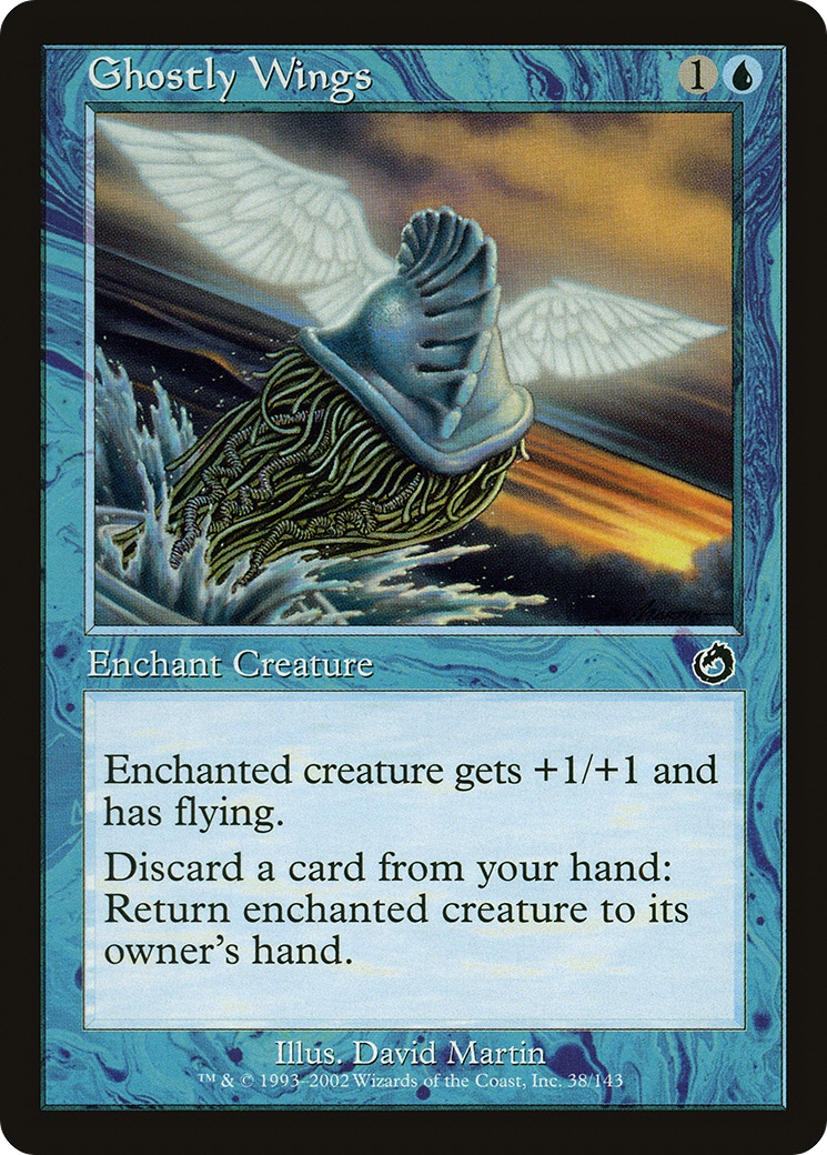 Ghostly Wings (TOR-038) - Torment Foil - Premium MTG Single from Wizards of the Coast - Just $0.86! Shop now at Game Crave Tournament Store