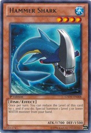 Hammer Shark (GAOV-EN008) - Galactic Overlord 1st Edition - Premium Yugioh Single from Konami - Just $0.56! Shop now at Game Crave Tournament Store
