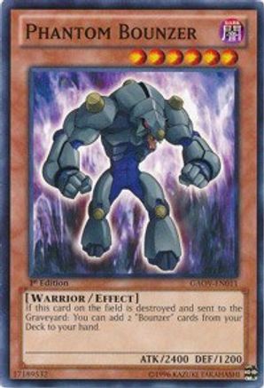 Phantom Bounzer (GAOV-EN011) - Galactic Overlord 1st Edition - Premium Yugioh Single from Konami - Just $0.26! Shop now at Game Crave Tournament Store
