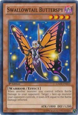 Swallowtail Butterspy (GAOV-EN013) - Galactic Overlord Unlimited - Premium Yugioh Single from Konami - Just $0.25! Shop now at Game Crave Tournament Store