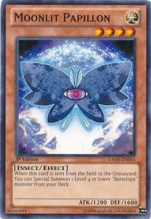 Moonlit Papillon (GAOV-EN014) - Galactic Overlord 1st Edition - Premium Yugioh Single from Konami - Just $0.25! Shop now at Game Crave Tournament Store