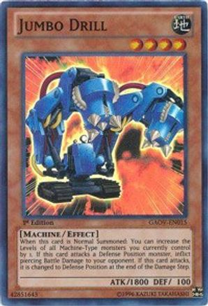 Jumbo Drill (GAOV-EN015) - Galactic Overlord Unlimited - Premium Yugioh Single from Konami - Just $0.25! Shop now at Game Crave Tournament Store