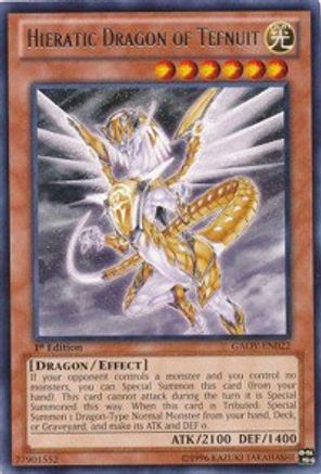 Hieratic Dragon of Tefnuit (GAOV-EN022) - Galactic Overlord Unlimited - Premium Yugioh Single from Konami - Just $0.25! Shop now at Game Crave Tournament Store