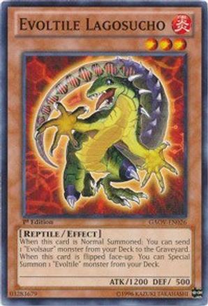 Evoltile Lagosucho (GAOV-EN026) - Galactic Overlord 1st Edition - Premium Yugioh Single from Konami - Just $0.25! Shop now at Game Crave Tournament Store