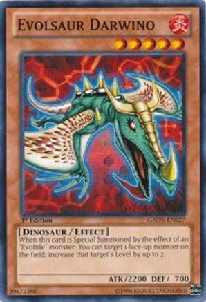 Evolsaur Darwino (GAOV-EN027) - Galactic Overlord Unlimited - Premium Yugioh Single from Konami - Just $0.25! Shop now at Game Crave Tournament Store