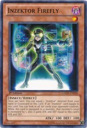 Inzektor Firefly (GAOV-EN028) - Galactic Overlord Unlimited - Premium Yugioh Single from Konami - Just $0.25! Shop now at Game Crave Tournament Store