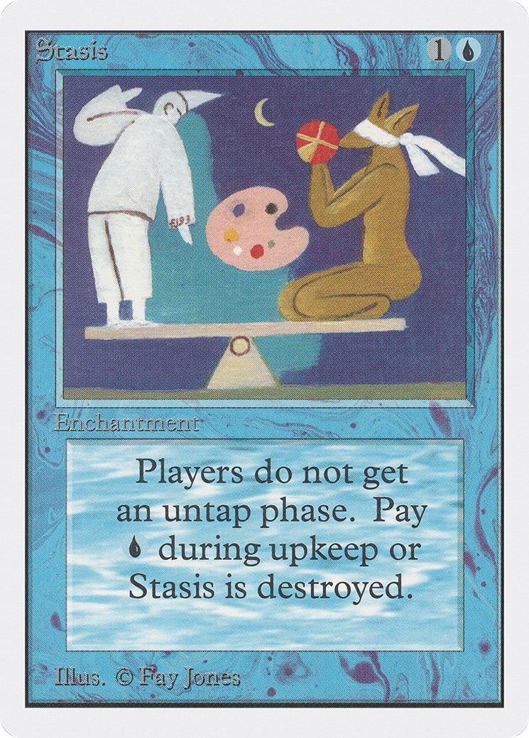 Stasis (2ED-081) - Unlimited Edition - Premium MTG Single from Wizards of the Coast - Just $19.19! Shop now at Game Crave Tournament Store
