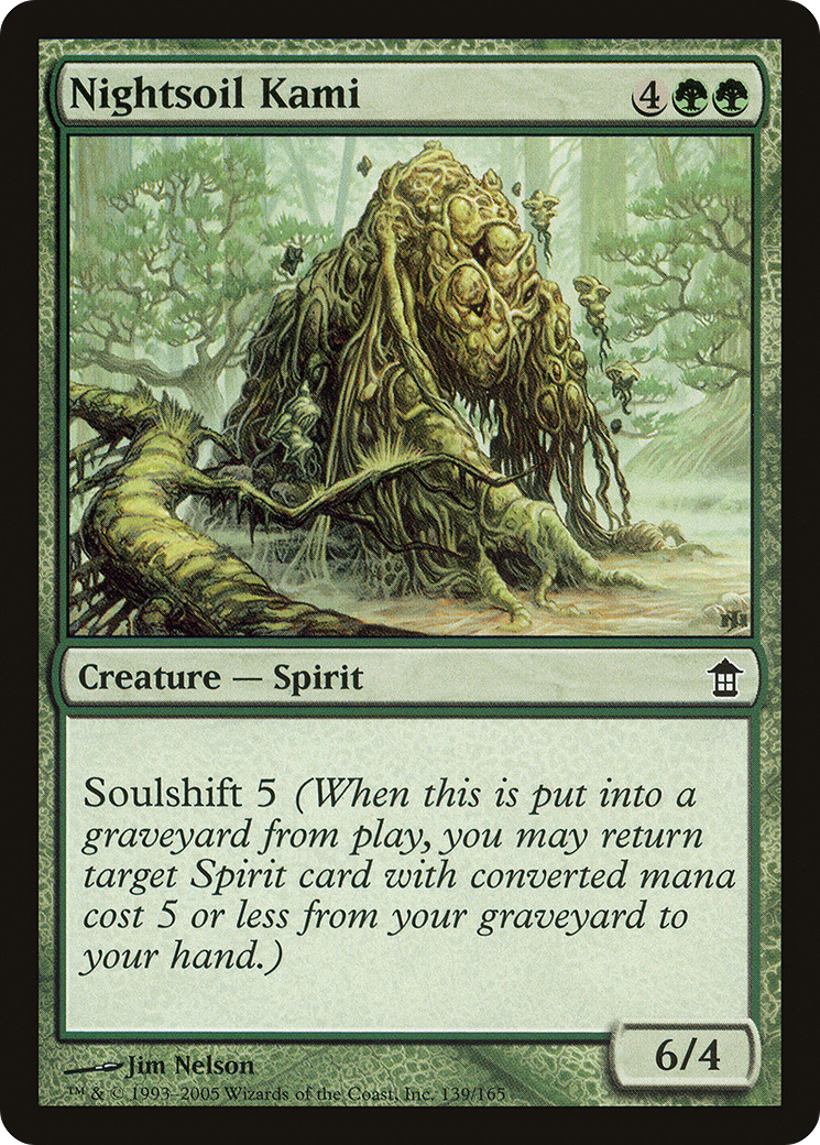 Nightsoil Kami (SOK-139) - Saviors of Kamigawa Foil - Premium MTG Single from Wizards of the Coast - Just $0.26! Shop now at Game Crave Tournament Store