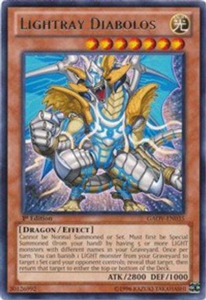 Lightray Diabolos (GAOV-EN035) - Galactic Overlord 1st Edition - Premium Yugioh Single from Konami - Just $0.25! Shop now at Game Crave Tournament Store