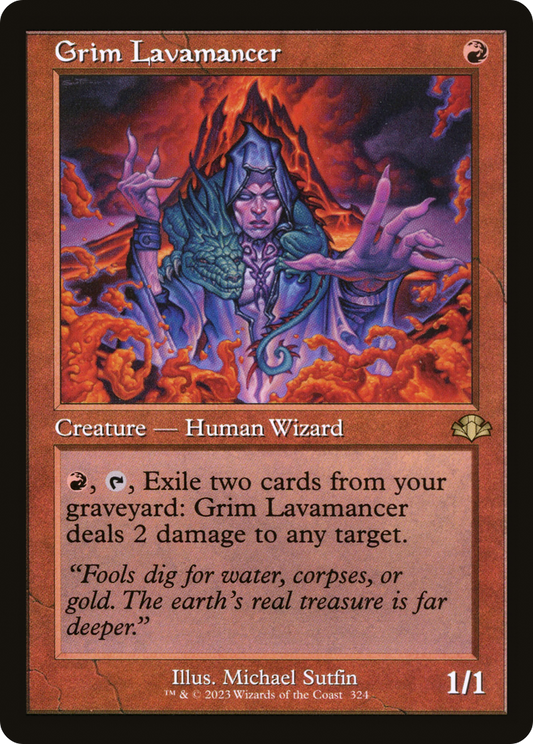 Grim Lavamancer (DMR-324) - Dominaria Remastered - Premium MTG Single from Wizards of the Coast - Just $0.08! Shop now at Game Crave Tournament Store