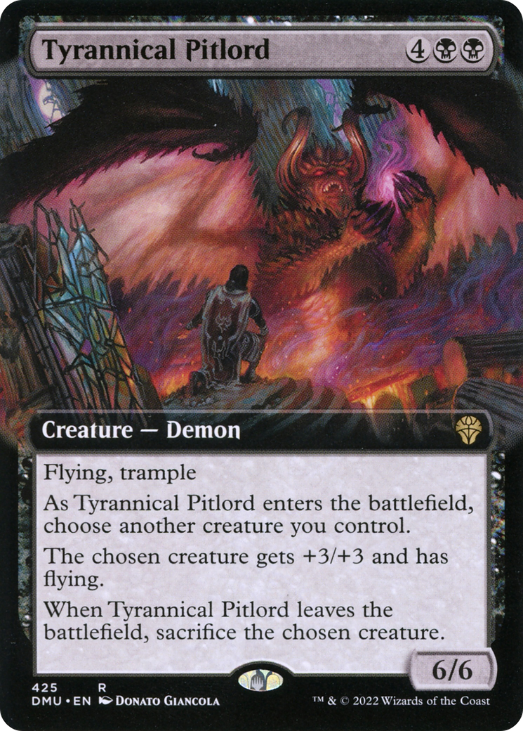 Tyrannical Pitlord (DMU-425) - Dominaria United: (Extended Art) - Premium MTG Single from Wizards of the Coast - Just $0.08! Shop now at Game Crave Tournament Store