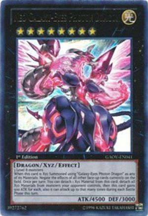 Neo Galaxy-Eyes Photon Dragon (GAOV-EN041) - Galactic Overlord Unlimited - Premium Yugioh Single from Konami - Just $2.23! Shop now at Game Crave Tournament Store