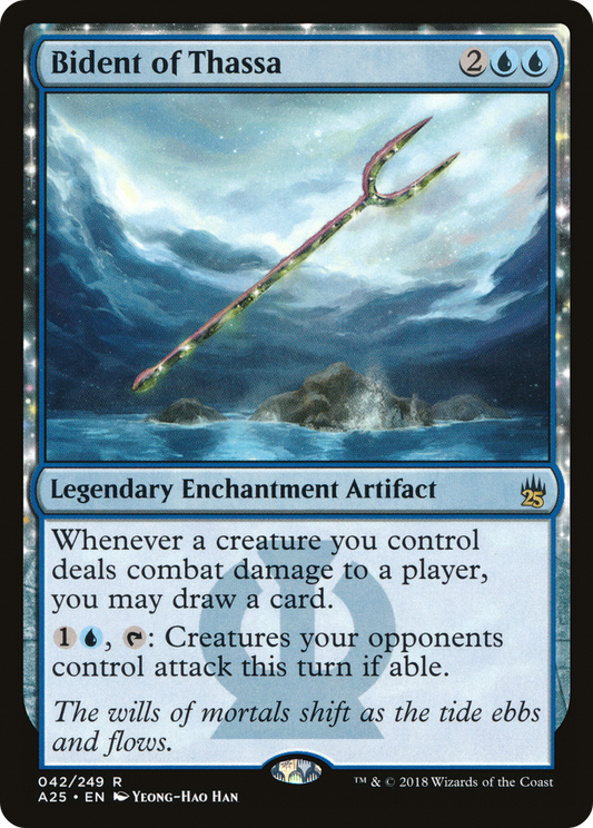 Bident of Thassa (A25-042) - Masters 25: (nyxtouched) Foil - Premium MTG Single from Wizards of the Coast - Just $0.87! Shop now at Game Crave Tournament Store