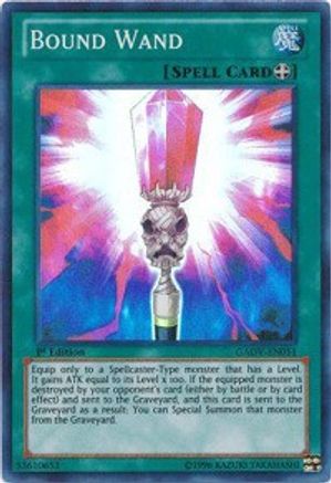 Bound Wand (GAOV-EN051) - Galactic Overlord Unlimited - Premium Yugioh Single from Konami - Just $0.24! Shop now at Game Crave Tournament Store
