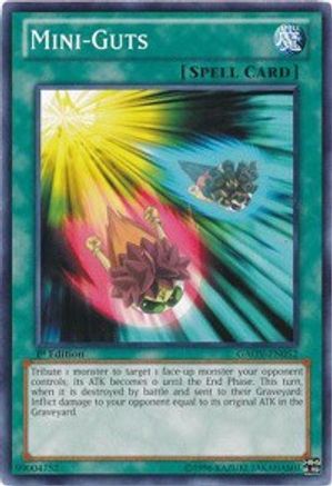 Mini Guts (GAOV-EN052) - Galactic Overlord Unlimited - Premium Yugioh Single from Konami - Just $0.25! Shop now at Game Crave Tournament Store