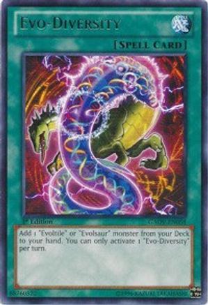 Evo-Diversity (GAOV-EN058) - Galactic Overlord Unlimited - Premium Yugioh Single from Konami - Just $0.34! Shop now at Game Crave Tournament Store
