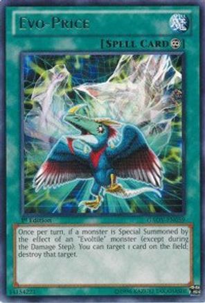 Evo-Price (GAOV-EN059) - Galactic Overlord Unlimited - Premium Yugioh Single from Konami - Just $0.25! Shop now at Game Crave Tournament Store
