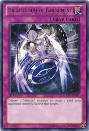 Hieratic Seal of Banishment (GAOV-EN071) - Galactic Overlord Unlimited - Premium Yugioh Single from Konami - Just $0.26! Shop now at Game Crave Tournament Store