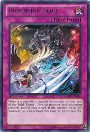 Dimension Slice (GAOV-EN076) - Galactic Overlord 1st Edition - Premium Yugioh Single from Konami - Just $0.26! Shop now at Game Crave Tournament Store