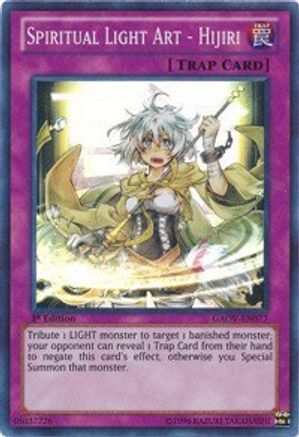 Spiritual Light Art - Hijiri (GAOV-EN077) - Galactic Overlord 1st Edition - Premium Yugioh Single from Konami - Just $0.39! Shop now at Game Crave Tournament Store