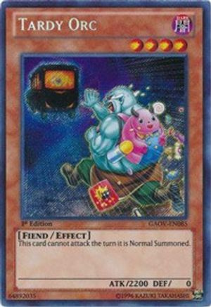 Tardy Orc (GAOV-EN085) - Galactic Overlord Unlimited - Premium Yugioh Single from Konami - Just $0.73! Shop now at Game Crave Tournament Store
