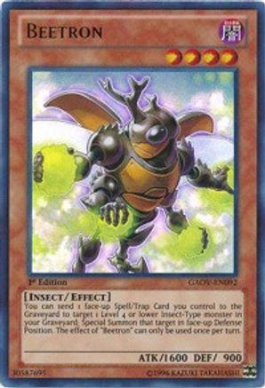Beetron (GAOV-EN092) - Galactic Overlord Unlimited - Premium Yugioh Single from Konami - Just $0.25! Shop now at Game Crave Tournament Store