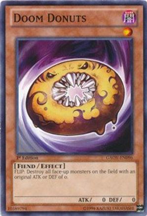 Doom Donuts (GAOV-EN096) - Galactic Overlord Unlimited - Premium Yugioh Single from Konami - Just $0.25! Shop now at Game Crave Tournament Store