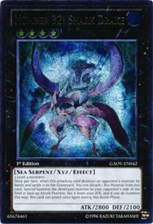 Number 32: Shark Drake (UTR) (GAOV-EN042) - Galactic Overlord 1st Edition - Premium Yugioh Single from Konami - Just $13.50! Shop now at Game Crave Tournament Store