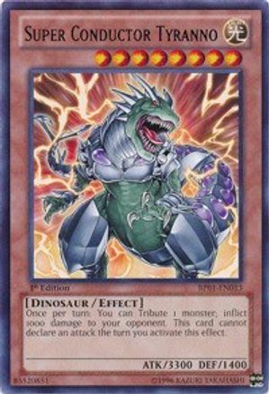 Super Conductor Tyranno (BP01-EN013) - Battle Pack: Epic Dawn 1st Edition - Premium Yugioh Single from Konami - Just $0.26! Shop now at Game Crave Tournament Store