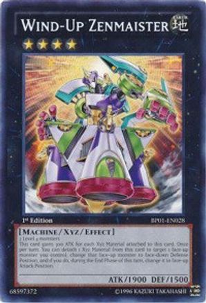 Wind-Up Zenmaister (BP01-EN028) - Battle Pack: Epic Dawn Unlimited - Premium Yugioh Single from Konami - Just $0.23! Shop now at Game Crave Tournament Store