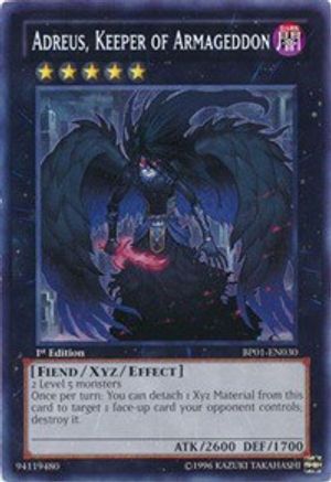 Adreus, Keeper of Armageddon (BP01-EN030) - Battle Pack: Epic Dawn 1st Edition - Premium Yugioh Single from Konami - Just $2.51! Shop now at Game Crave Tournament Store