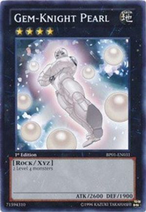 Gem-Knight Pearl (BP01-EN031) - Battle Pack: Epic Dawn Unlimited - Premium Yugioh Single from Konami - Just $0.25! Shop now at Game Crave Tournament Store