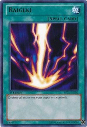 Raigeki (BP01-EN032) - Battle Pack: Epic Dawn 1st Edition - Premium Yugioh Single from Konami - Just $2.78! Shop now at Game Crave Tournament Store