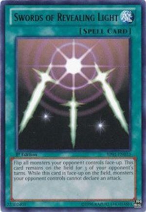 Swords of Revealing Light (BP01-EN033) - Battle Pack: Epic Dawn Unlimited - Premium Yugioh Single from Konami - Just $0.08! Shop now at Game Crave Tournament Store