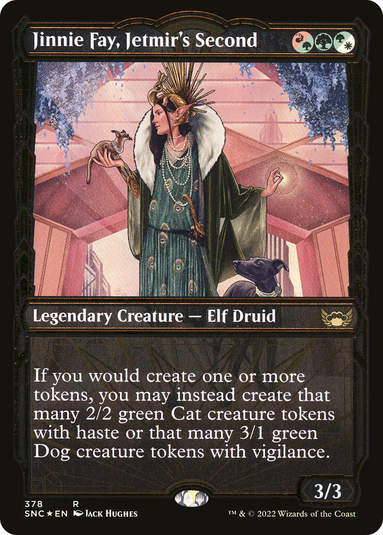 Jinnie Fay, Jetmir's Second (SNC-378) - Streets of New Capenna: (Showcase) Foil - Premium MTG Single from Wizards of the Coast - Just $4.30! Shop now at Game Crave Tournament Store