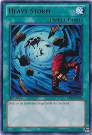 Heavy Storm (BP01-EN038) - Battle Pack: Epic Dawn 1st Edition - Premium Yugioh Single from Konami - Just $0.61! Shop now at Game Crave Tournament Store