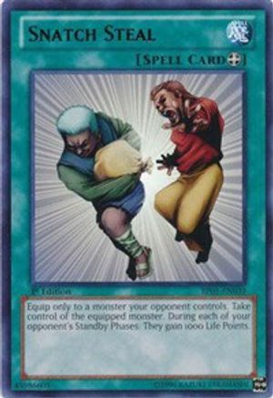 Snatch Steal (BP01-EN039) - Battle Pack: Epic Dawn 1st Edition - Premium Yugioh Single from Konami - Just $0.26! Shop now at Game Crave Tournament Store