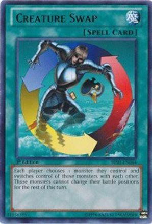 Creature Swap (BP01-EN044) - Battle Pack: Epic Dawn Unlimited - Premium Yugioh Single from Konami - Just $0.42! Shop now at Game Crave Tournament Store