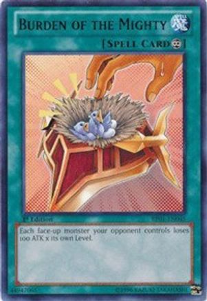Burden of the Mighty (BP01-EN045) - Battle Pack: Epic Dawn Unlimited - Premium Yugioh Single from Konami - Just $0.08! Shop now at Game Crave Tournament Store