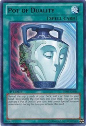 Pot of Duality (BP01-EN046) - Battle Pack: Epic Dawn 1st Edition - Premium Yugioh Single from Konami - Just $0.36! Shop now at Game Crave Tournament Store