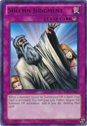 Solemn Judgment (BP01-EN047) - Battle Pack: Epic Dawn 1st Edition - Premium Yugioh Single from Konami - Just $0.23! Shop now at Game Crave Tournament Store
