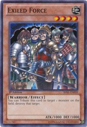 Exiled Force (BP01-EN059) - Battle Pack: Epic Dawn 1st Edition - Premium Yugioh Single from Konami - Just $0.38! Shop now at Game Crave Tournament Store
