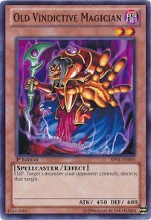 Old Vindictive Magician (BP01-EN060) - Battle Pack: Epic Dawn Unlimited - Premium Yugioh Single from Konami - Just $0.38! Shop now at Game Crave Tournament Store