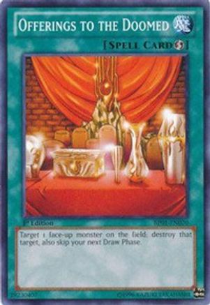 Offerings to the Doomed (BP01-EN070) - Battle Pack: Epic Dawn 1st Edition - Premium Yugioh Single from Konami - Just $0.26! Shop now at Game Crave Tournament Store