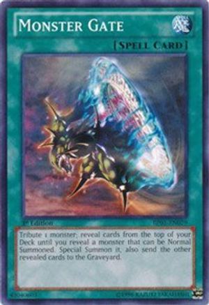 Monster Gate (BP01-EN079) - Battle Pack: Epic Dawn Unlimited - Premium Yugioh Single from Konami - Just $0.08! Shop now at Game Crave Tournament Store
