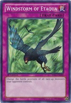 Windstorm of Etaqua (BP01-EN089) - Battle Pack: Epic Dawn Unlimited - Premium Yugioh Single from Konami - Just $0.25! Shop now at Game Crave Tournament Store