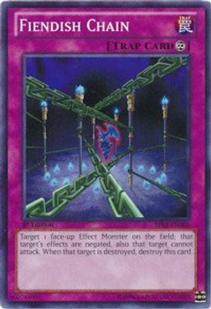 Fiendish Chain (BP01-EN105) - Battle Pack: Epic Dawn Unlimited - Premium Yugioh Single from Konami - Just $0.30! Shop now at Game Crave Tournament Store
