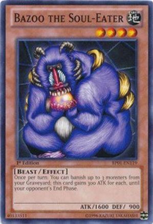 Bazoo the Soul-Eater (BP01-EN119) - Battle Pack: Epic Dawn 1st Edition - Premium Yugioh Single from Konami - Just $0.25! Shop now at Game Crave Tournament Store
