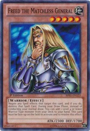 Freed the Matchless General (BP01-EN123) - Battle Pack: Epic Dawn Unlimited - Premium Yugioh Single from Konami - Just $0.38! Shop now at Game Crave Tournament Store