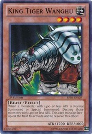 King Tiger Wanghu (BP01-EN129) - Battle Pack: Epic Dawn Unlimited - Premium Yugioh Single from Konami - Just $0.48! Shop now at Game Crave Tournament Store
